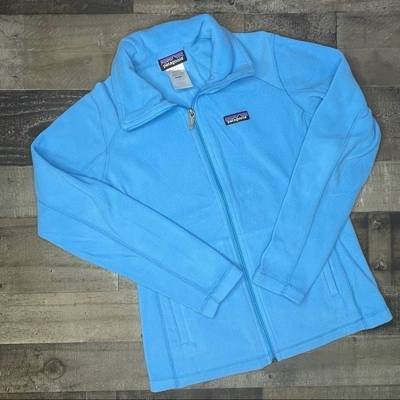 Patagonia Blue Full Zip Fleece Jacket size Small - Picture 9 of 9